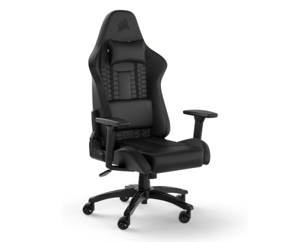 Fotel gamingowy CORSAIR Fotel gamingowy TC100 Relaxed sztuczna skóra Czarny CF-9010050-WW